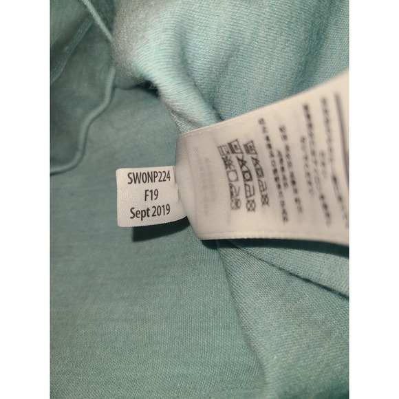 Smartwool Merino Wool 250 Base Layer Shirt Womens Small Teal Hole READ - Picture 14 of 16